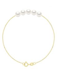 ATELIERS SAINT GERMAIN Złota bransoletka z perłami rozmiar: onesize. Białe bransoletki ATELIERS SAINT GERMAIN, z perłą, złote. Za 369.99 zł.