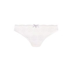 Stringi damskie Freya Brésilien Posie. Białe stringi Freya, bez wzorów, z dzianiny. Za 150.00 zł.