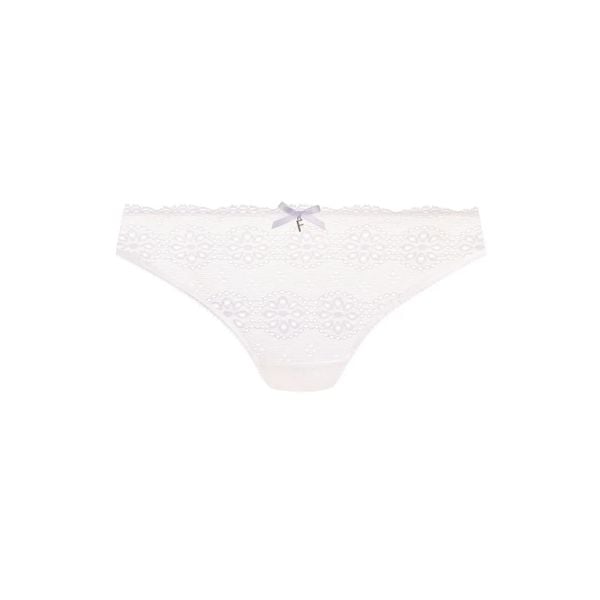 Stringi damskie Freya Brésilien Posie. Białe stringi Freya, bez wzorów, z dzianiny. Za 150.00 zł.