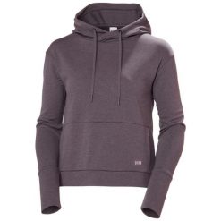 Bluza damska Helly Hansen Lifa Tech Lite. Fioletowe bluzy Helly Hansen, bez wzorów, bez kaptura. Za 390.50 zł.
