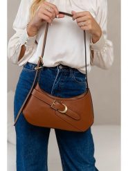 Lia Biassoni Skórzana torebka w kolorze jasnobrązowym - 32 x 19 x 6 cm rozmiar: onesize. Brązowe torby na ramię Lia Biassoni, bez wzorów, z materiału, na ramię, bez dodatków. Za 304.99 zł.