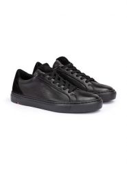 LLOYD Skórzane sneakersy w kolorze czarnym rozmiar: 41. Czarne trampki LLOYD, bez wzorów, bez zapięcia. Za 374.23 zł.