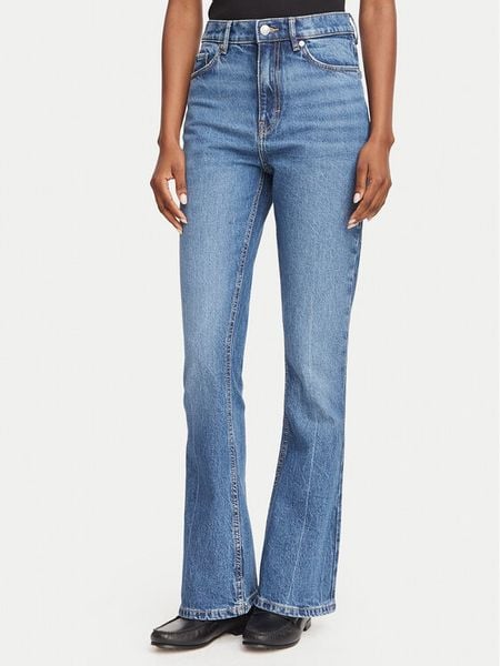 HUGO Jeansy Geflare_2 50566178 Niebieski Flare Fit. Niebieskie jeansy Hugo, bez wzorów. Za 619.99 zł.