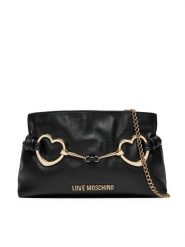 LOVE MOSCHINO Torebka JC4034PP1MLB0000 Czarny. Czarne torebki klasyczne Love Moschino, bez wzorów, ze skóry, bez dodatków. Za 449.99 zł.