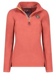 Geographical Norway Bluza polarowa "Tugim" w kolorze pomarańczowym rozmiar: L. Pomarańczowe bluzy Geographical Norway, l, bez wzorów, z polaru, bez kaptura. Za 79.03 zł.