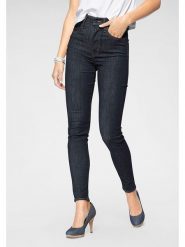 Levi´s Dżinsy - Super Skinny fit - w kolorze granatowym rozmiar: W25/L32. Niebieskie jeansy l, z aplikacjami, z podwyższonym stanem. Za 110.04 zł.