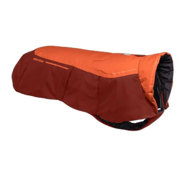 Płaszcz dla psa Ruffwear Vert. Niebieskie płaszcze RUFFWEAR, na zimę, m, bez wzorów, z materiału, bez kaptura. Za 473.00 zł.