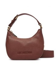 LOVE MOSCHINO Torebka JC4019PP1PLT0200 Brązowy. Brązowe torebki klasyczne Love Moschino, bez wzorów, ze skóry, bez dodatków. Za 919.99 zł.