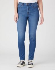 WRANGLER HIGH SKINNY DAMSKIE SPODNIE JEANSOWE JEANSY EUPHORIA W27HCK43J 112328881. Jeansy Wrangler, l, bez wzorów. Za 239.99 zł.