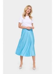 SAINT TROPEZ Spódnica w kolorze błękitnym rozmiar: S. Niebieskie spódnice Saint Tropez, s, bez wzorów, midi. Za 144.95 zł.