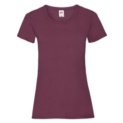 Koszulka Damska Valueweight. Brązowe bluzki FRUIT OF THE LOOM, xs, bez wzorów, sportowe, bez kołnierzyka, bez ramiączek. Za 30.99 zł.