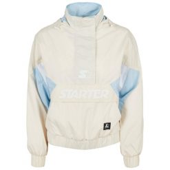 Damska wiatroszczelna wodoodporna kurtka Urban Classics Starter Colorblock. Białe kurtki sportowe Starter, bez wzorów, bez kaptura. Za 420.00 zł.