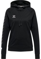 Damska bawełniana bluza z kapturem Hummel Move Grid. Czarne bluzy Hummel, xs, bez wzorów, z bawełny, z kapturem. Za 143.20 zł.
