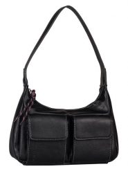 Tom Tailor Torebka "Malina" w kolorze czarnym - 27 x 19 x 11 cm rozmiar: onesize. Czarne torby na ramię Tom Tailor, bez wzorów, z materiału, na ramię, bez dodatków. Za 86.99 zł.