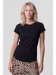 Alife and kickin Koszulka "Tabitha" w kolorze czarnym rozmiar: L. Czarne bluzki Alife and Kickin, l, bez wzorów, bez kołnierzyka, bez ramiączek. Za 60.99 zł.