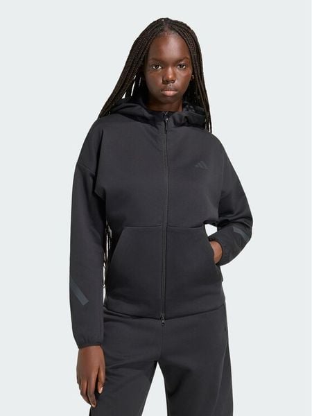 Adidas Bluza Z.N.E. Full Zip KF6327 Czarny Regular Fit. Czarne bluzy Adidas, s, bez wzorów, z bawełny, bez kaptura. Za 388.99 zł.
