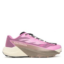 Buty do biegania Salomon. Czerwone obuwie sportowe Salomon, bez zapięcia, do biegania. Za 659.99 zł.