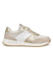 Geox Sneakersy w kolorze złoto-beżowym rozmiar: 37. Brązowe trampki Geox, bez wzorów, bez zapięcia. Za 193.70 zł.