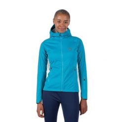 Damska kurtka narciarska z kapturem Rossignol Genetys. Niebieskie kurtki narciarskie Rossignol, bez wzorów, z kapturem, narciarskie. Za 665.50 zł.