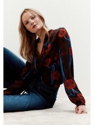 More & More Bluzka w kolorze brązowym rozmiar: 42. Brązowe bluzki More & More, bez wzorów, z wiskozy, bez kołnierzyka, bez ramiączek. Za 166.10 zł.