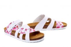 DR. BRINKMANN 700547-43 pink, klapki damskie. Białe klapki Dr. Brinkmann, bez wzorów, bez obcasa. Za 147.92 zł.