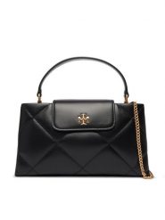 Tory Burch Torebka Kira Diamond Quilt East-West Top Handle 174999 Czarny. Czarne torebki klasyczne Tory Burch, bez wzorów, ze skóry, bez dodatków. Za 2,379.00 zł.