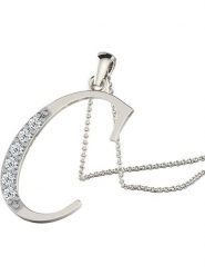 Diamant Vendôme Złoty naszyjnik z diamentami - dł. 40 cm rozmiar: onesize. Szare naszyjniki Diamant Vendöme, z diamentem, złote. Za 709.99 zł.