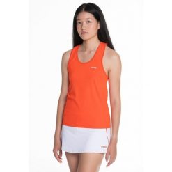 Nox Team Fit Tank Top. Czerwone topy NOX, bez wzorów, bez kołnierzyka, bez ramiączek. Za 122.70 zł.