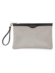 Lucky Bees Kopertówka "Clara" w kolorze czarnym - 29 x 19 x 1 cm rozmiar: onesize. Czarne kopertówki Lucky Bees, bez wzorów, z materiału, bez dodatków. Za 65.99 zł.