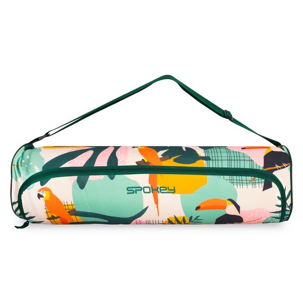 Torba pokrowiec na matę Spokey Home Jungle. Brązowe torby na ramię Spokey, bez wzorów, z bawełny, sportowe, na ramię, duże, bez dodatków. Za 69.99 zł.