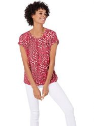 WITT WEIDEN Koszulka w kolorze czerwonym rozmiar: 44. Czerwone bluzki WITT WEIDEN, bez wzorów, bez kołnierzyka, bez ramiączek. Za 32.67 zł.