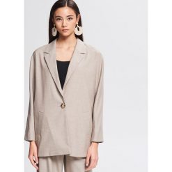 Marynarka oversize - Beżowy. Marynarki i żakiety Reserved. Za 239.99 zł.