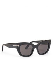 Tom Ford Okulary przeciwsłoneczne FT1190 01A Czarny. Czarne okulary przeciwsłoneczne Tom Ford, bez wzorów, z tworzywa sztucznego. Za 1,019.00 zł.