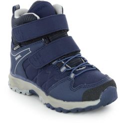 Buty MEINDL Juma Junior Mid. Niebieskie trekkingi Meindl, trekkingowe. W wyprzedaży za 230.45 zł.