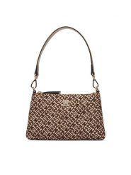 Tommy Hilfiger Torebka Th Jacquard Mini Shoulder Bag AW0AW19006 Brązowy. Brązowe torebki klasyczne TOMMY HILFIGER, bez wzorów, z materiału, bez dodatków. Za 489.99 zł.
