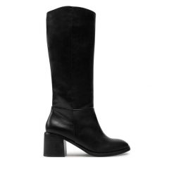 Kozaki Call It Spring. Czarne kozaki Call it Spring, bez obcasa, na słupku, bez zapięcia. Za 469.99 zł.