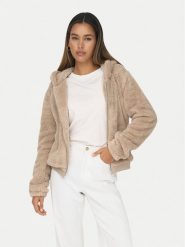 ONLY Kurtka przejściowa New Anna 15300635 Beżowy Regular Fit. Brązowe kurtki Only, s, bez wzorów, z syntetyku, bez kaptura. Za 189.99 zł.