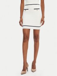 Marciano Guess Spódnica mini 5RGD00 5640Z Biały Regular Fit. Białe spódnice Marciano Guess, s, z aplikacjami, z wiskozy, mini. Za 309.99 zł.