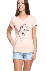 MUSTANG T SHIRT DAMSKI Alexia C Print 1008933 8415. Pomarańczowe t-shirty Mustang, s, bez wzorów, bez kołnierzyka, bez ramiączek. W wyprzedaży za 39.99 zł.