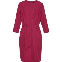 Sukienka bonprix magenta. Fioletowe sukienki bonprix, na co dzień, bez wzorów, bez kołnierzyka, bez ramiączek, proste. Za 79.99 zł.