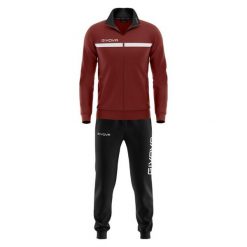Givova One Full Zip Polarfleece – bluza treningowa L. Brązowe bluzy Givova, l, bez wzorów, z dresówki, bez kaptura. Za 245.99 zł.