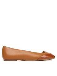 Liu Jo Baleriny Brigitte 03 SF5041 PX695 Brązowy. Brązowe baleriny Liu Jo, bez wzorów, ze skóry, bez obcasa. Za 539.99 zł.