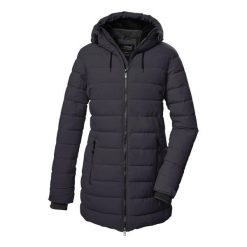 Parka dla kobiet Killtec Kow 55 Qltd. Niebieskie parki Killtec, na zimę, s, z materiału, z kapturem. Za 646.50 zł.