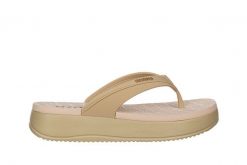 Japonki Azaleia Maria Light Beige, Beżowy, Tworzywo - 38. Brązowe klapki Azaleia, bez wzorów, z materiału, bez obcasa. Za 189.99 zł.