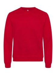 Clique Basic Roundneck bluza unisex czerwony 4XL – red. Czerwone bluzy CLIQUE, xl, bez wzorów, z bawełny, bez kaptura. Za 158.26 zł.