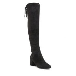 Kozaki Jenny Fairy. Czarne kozaki Jenny Fairy, bez obcasa, na słupku, bez zapięcia. Za 199.99 zł.