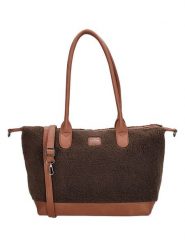 Charm Torebka w kolorze karmelowo-ciemnobrązowym - 42 x 25 x 15 cm rozmiar: onesize. Brązowe torby na ramię Charm, bez wzorów, z materiału, na ramię, bez dodatków. Za 144.58 zł.