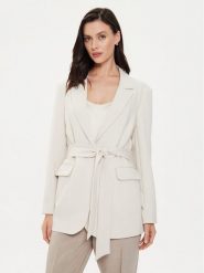 Karen by Simonsen Marynarka Nina 10104821 Beżowy Regular Fit. Brązowe marynarki i żakiety Karen by Simonsen, bez wzorów, z syntetyku. Za 369.99 zł.