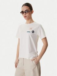 Weekend Max Mara T-Shirt West 2615971041 Écru Regular Fit. T-shirty Weekend Max Mara, xl, bez wzorów, z bawełny, bez kołnierzyka, bez ramiączek. Za 489.99 zł.