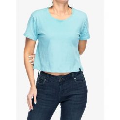 Koszulka bawełniana damska Black Diamond Pivot SS Tee. Niebieskie koszulki sportowe Black Diamond, bez wzorów, z bawełny, bez ramiączek. Za 190.50 zł.
